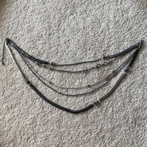 Stella & Dot mixed metal layered necklace